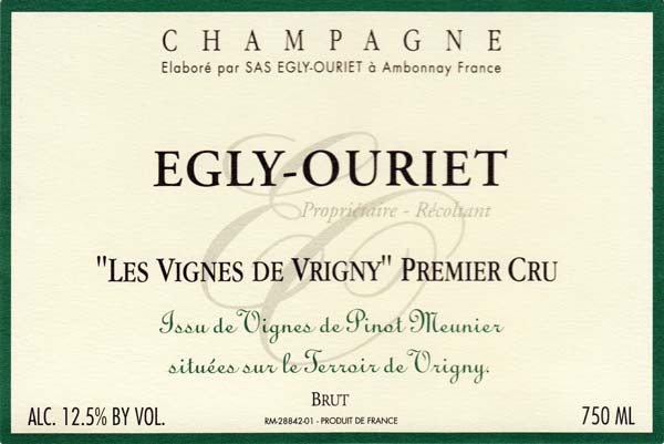 Egly-Ouriet’s Pinot Meunier Praised in WSJ