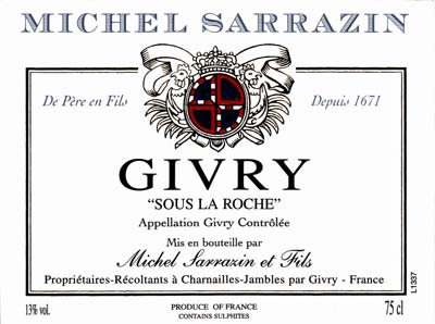 Sarrazin Burgundy Deemed A Winner For Journalist Dinner