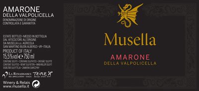 Musella Amarone Gets Top Marks With Wine & Spirits